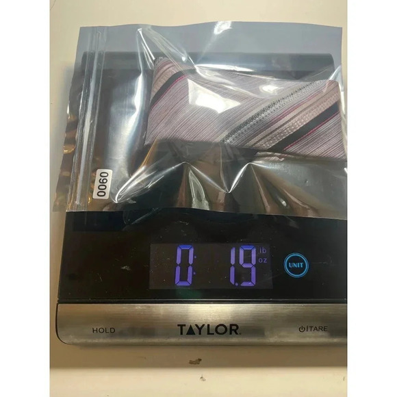 WEMLON by Wembley Vintage Tie 58.5" x 3.5" Pink Purple Black Stripes READ - Picture 12 of 12